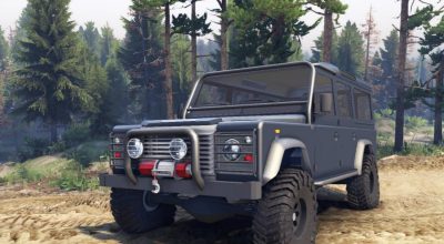 Land Rover Defender 110 V25 03 18 MudRunner SnowRunner Spintires