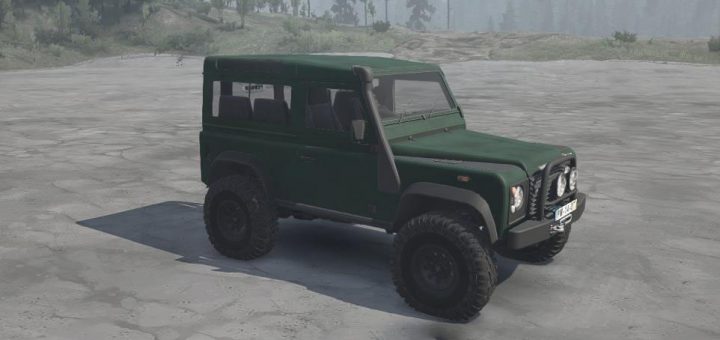 Land Rover Defender V Mudrunner Snowrunner Spintires