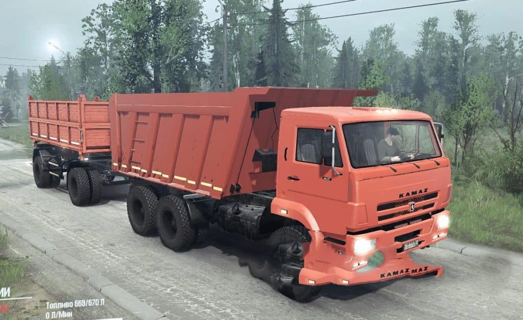 KAmaZ 6520 Rework Truck V1 3 MudRunner SnowRunner Spintires