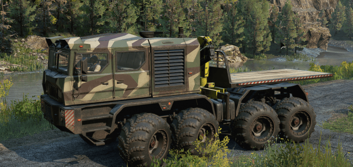 Cat745C Extreme 1.1 Mod - MudRunner / SnowRunner / Spintires